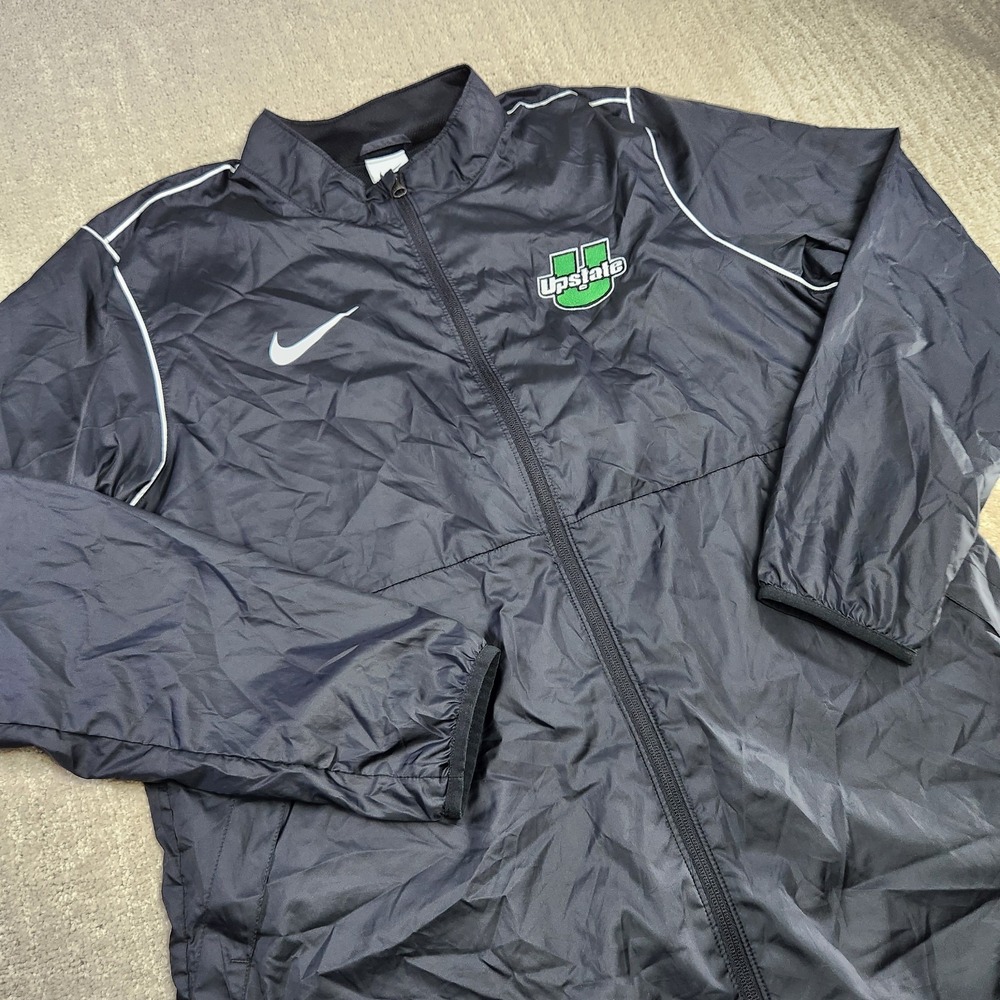 USC Upstate Spartans Jacket Men XL Team Issue Nike Drifit ADV NCAA Mesh Black‎